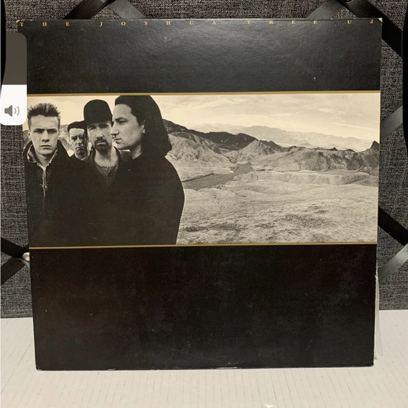U2 The Joshua Tree LP Vintage Vinyl Record 1987